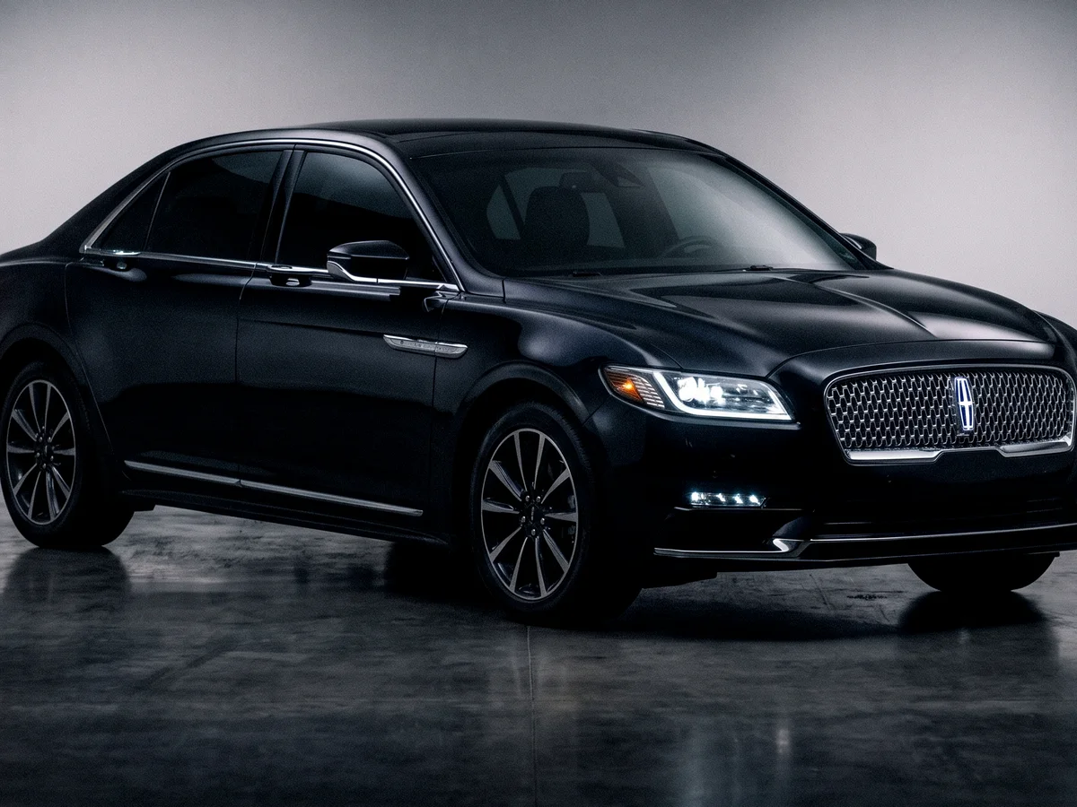 Executive black 2026 Lincoln Continental sedan