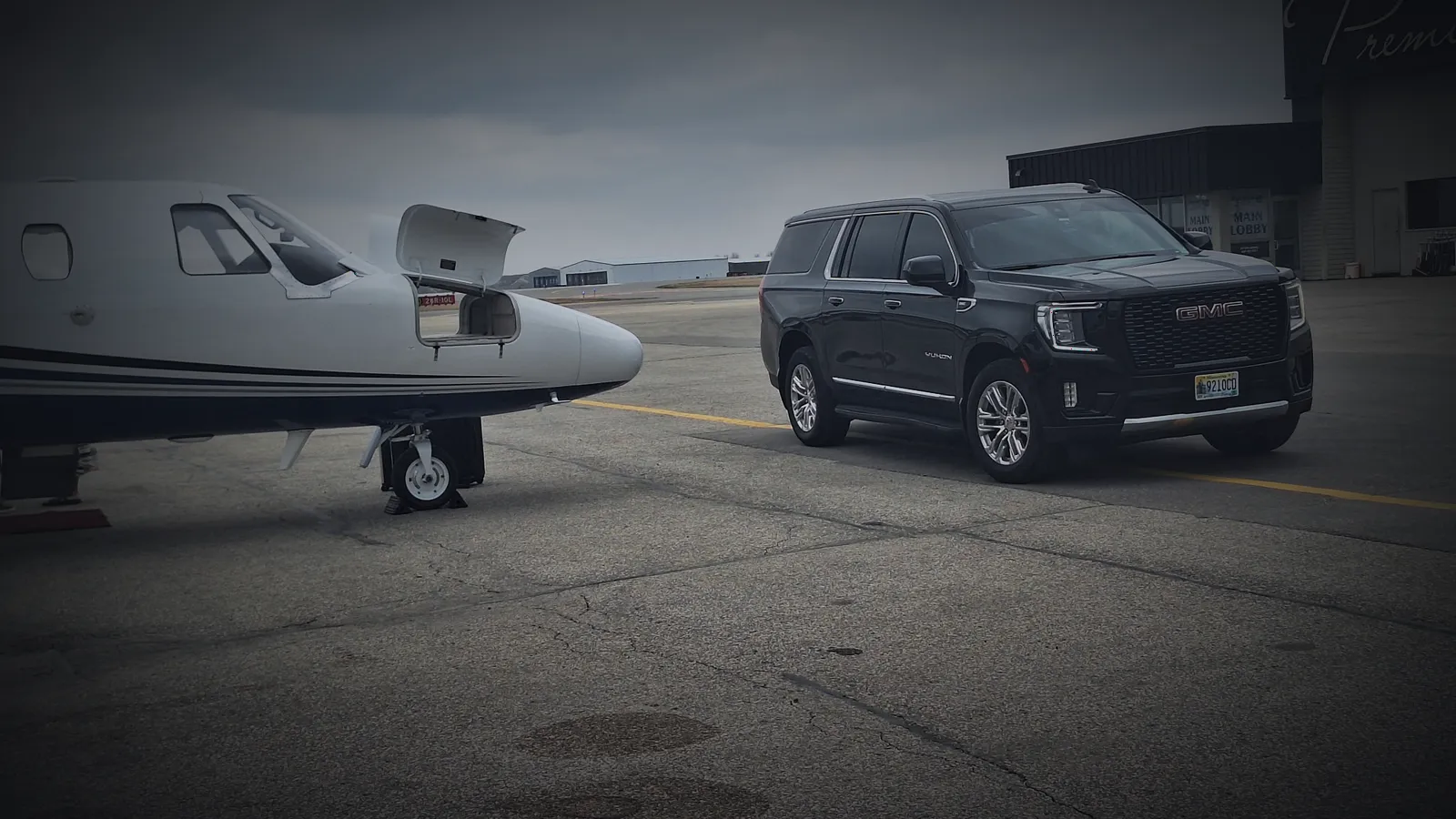 Nose to nose with the jet
