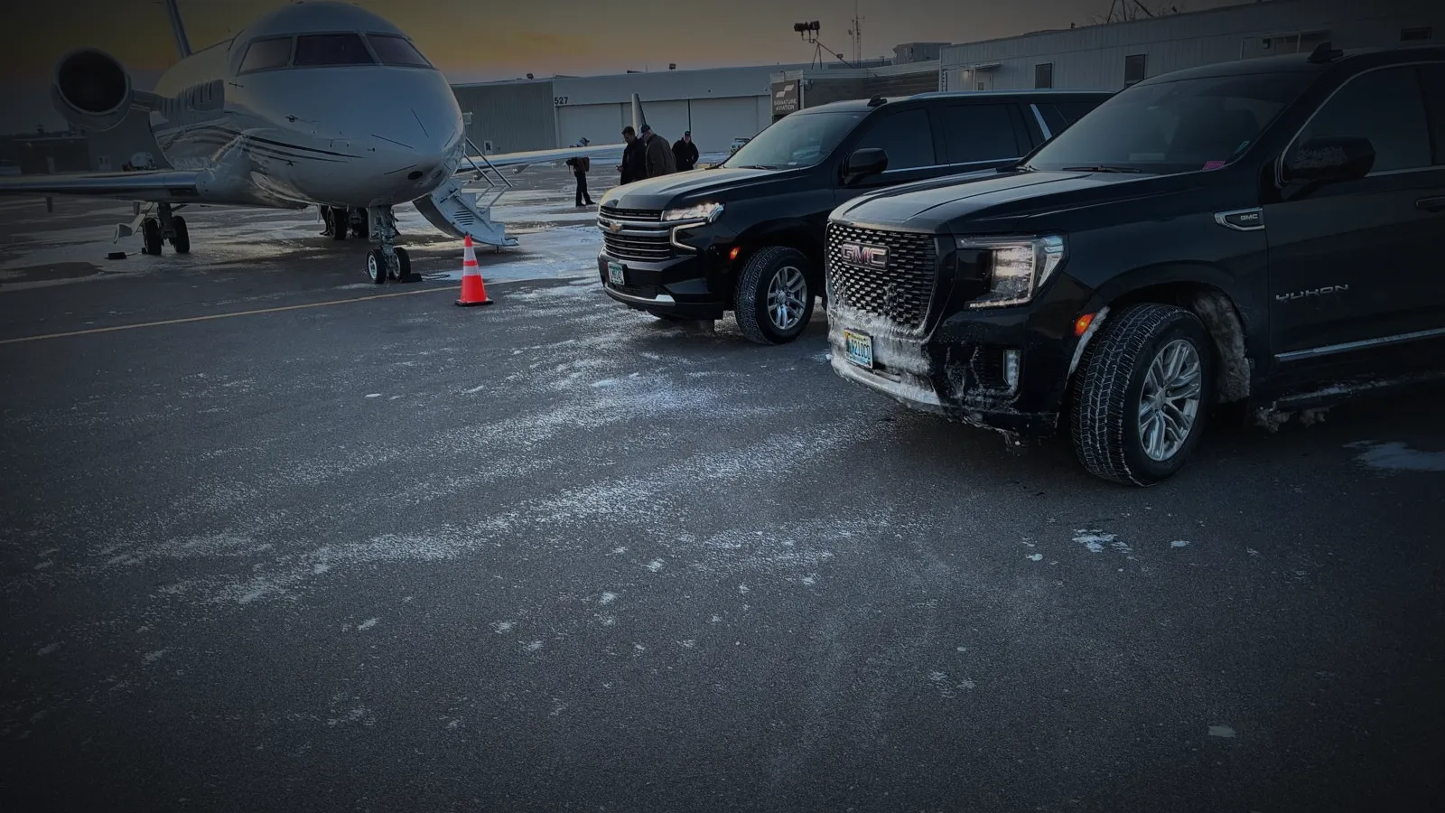 Winter ramp · 6:40 a.m.